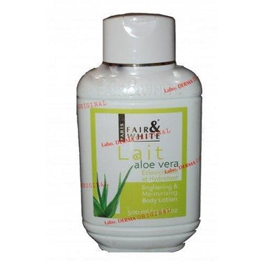 FAIR & WHITE Original Aloe Vera Moisturizing Lotion - For Soft Skin - 485ml / 17.6 fl oz sareya Beauty Supply Store in Calgary Alberta Canada